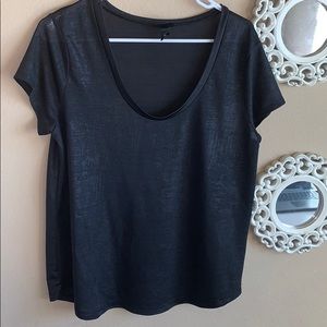 Women’s black Massimo polyester shirt size xl 🔴